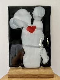 Mother and child, Glass Painting